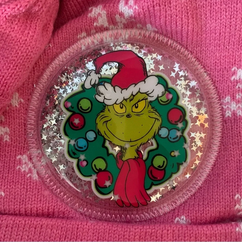 🌸NWT. DR. SEUSS Grinch Kids Winter Hat and Gloves Set